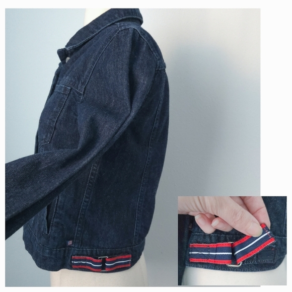 Polo Ralph Lauren Vintage Blue Jean Cropped  Denim Jacket- Women's - Picture 2 of 7